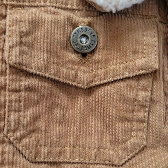 Boys size 2T - 3T Gymboree Corduroy Coat with Sherpa Collar - Picture 4 of 7